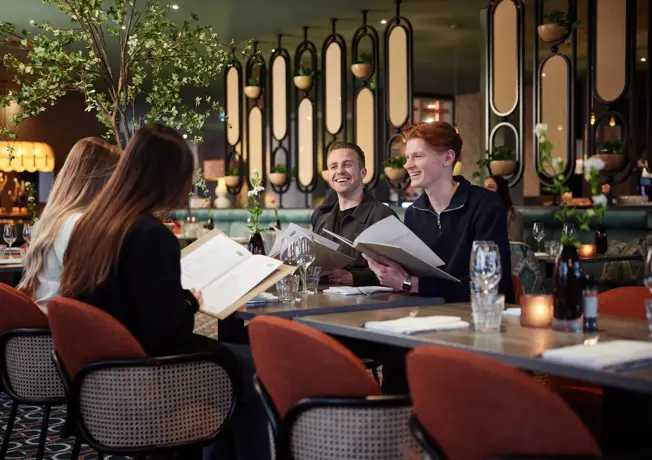 Group dinner at Rootz