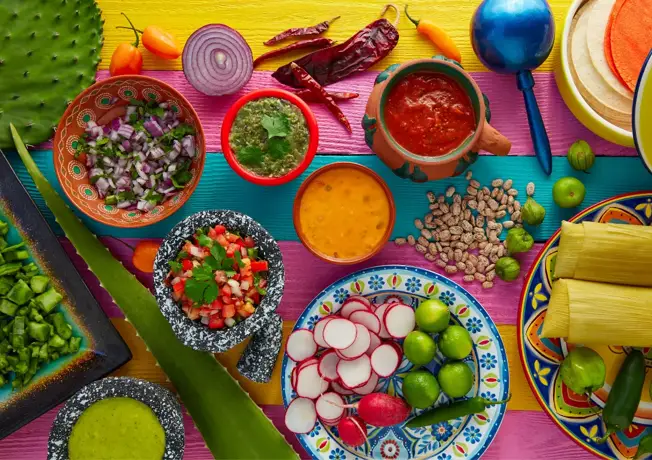 Mexikanische Küche | Tisch