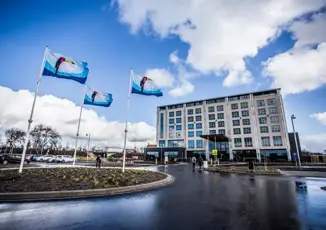 Vooraanzicht hotel Groningen-Hoogkerk