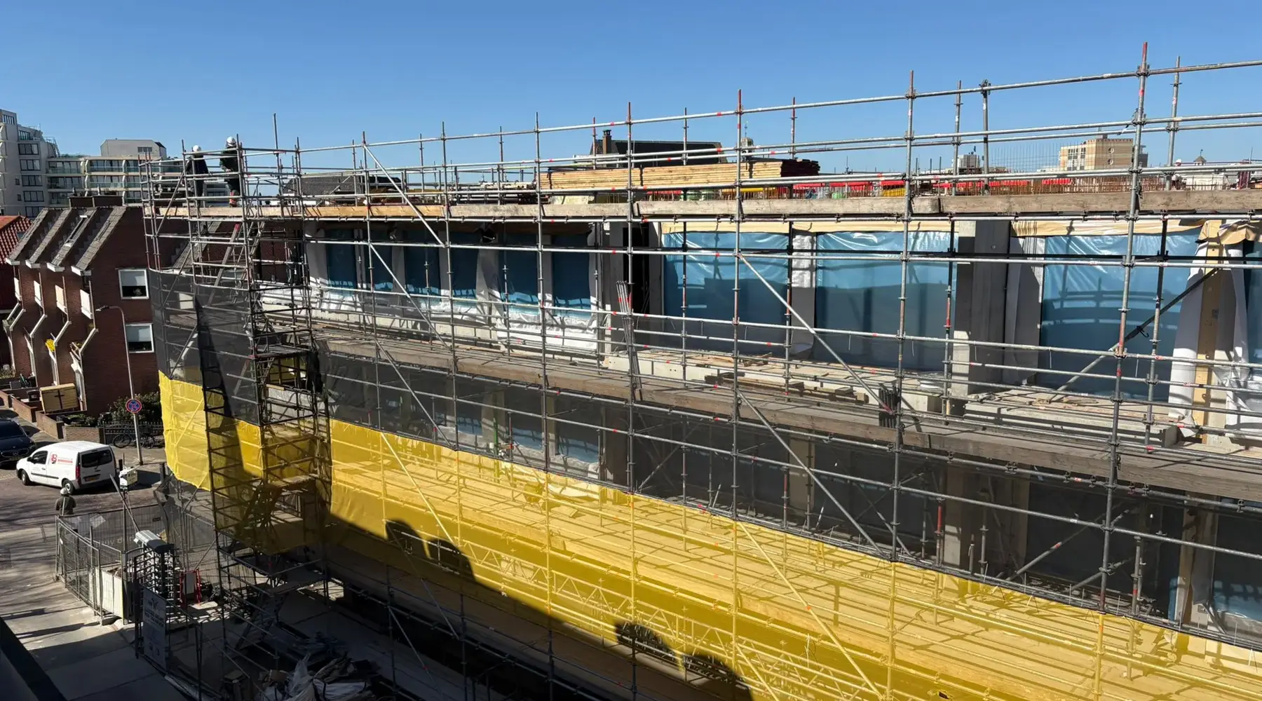 Photo of the construction view