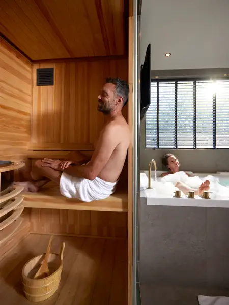 Zimmer mit eigener Sauna