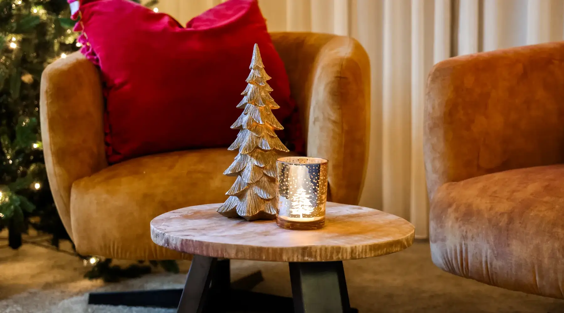 Sitzbereich in der Weihnachtssuite