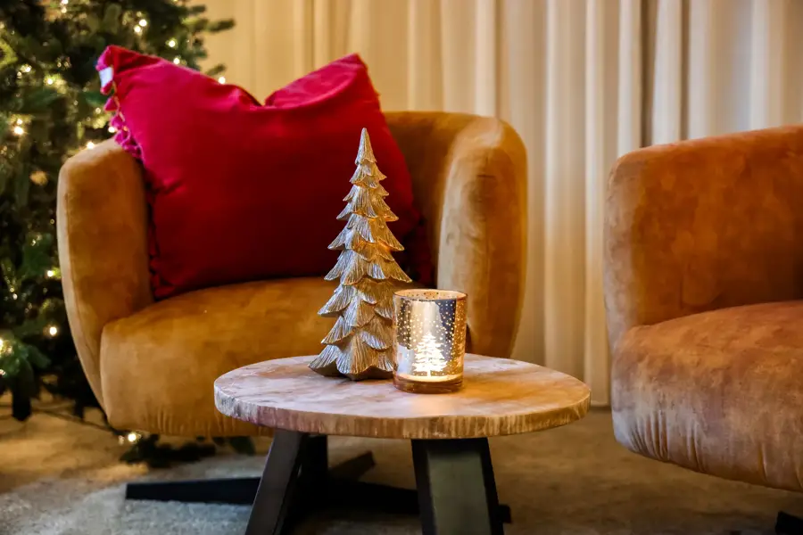 Zithoek in kerstsuite