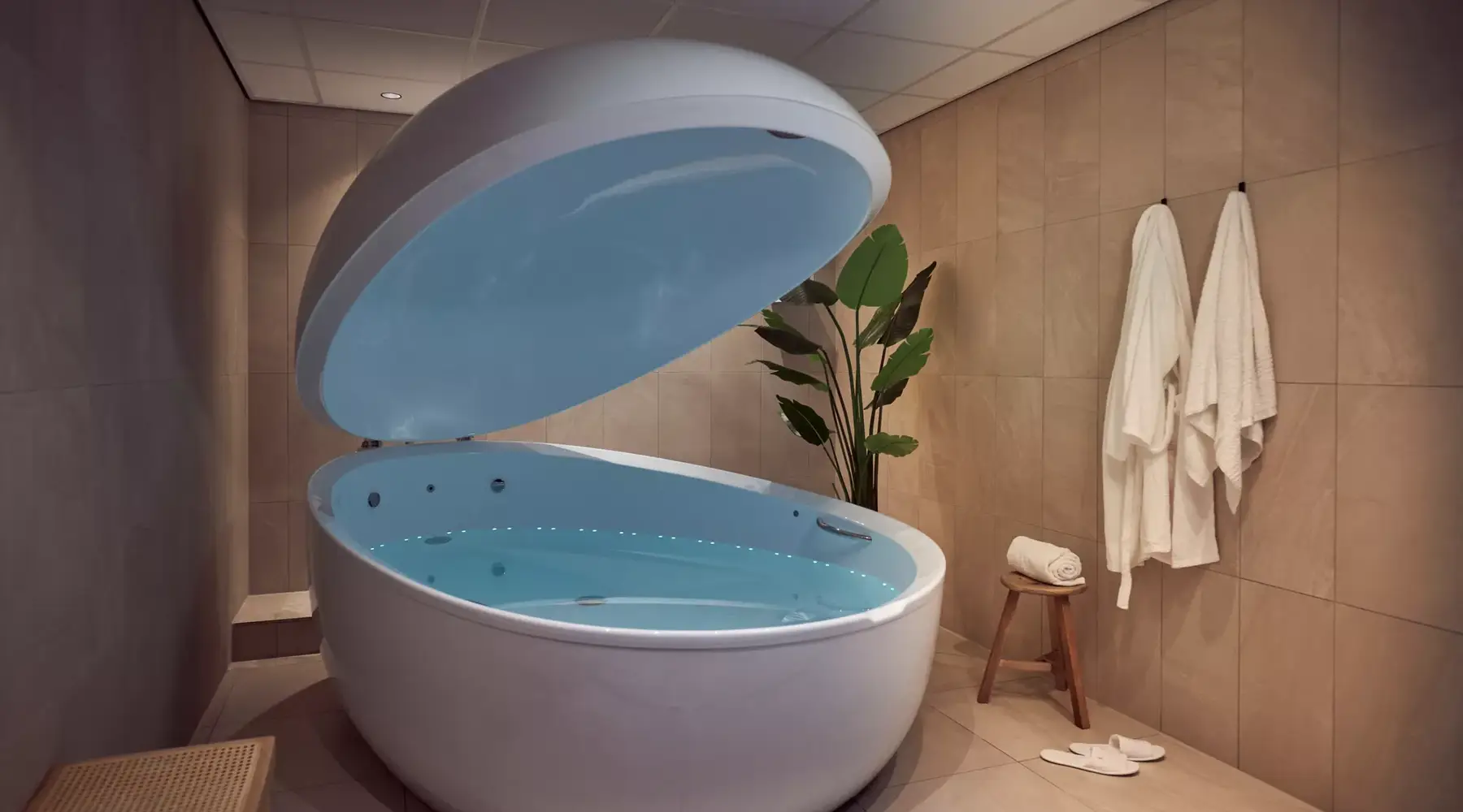 Floaten Leckventil öffnen.