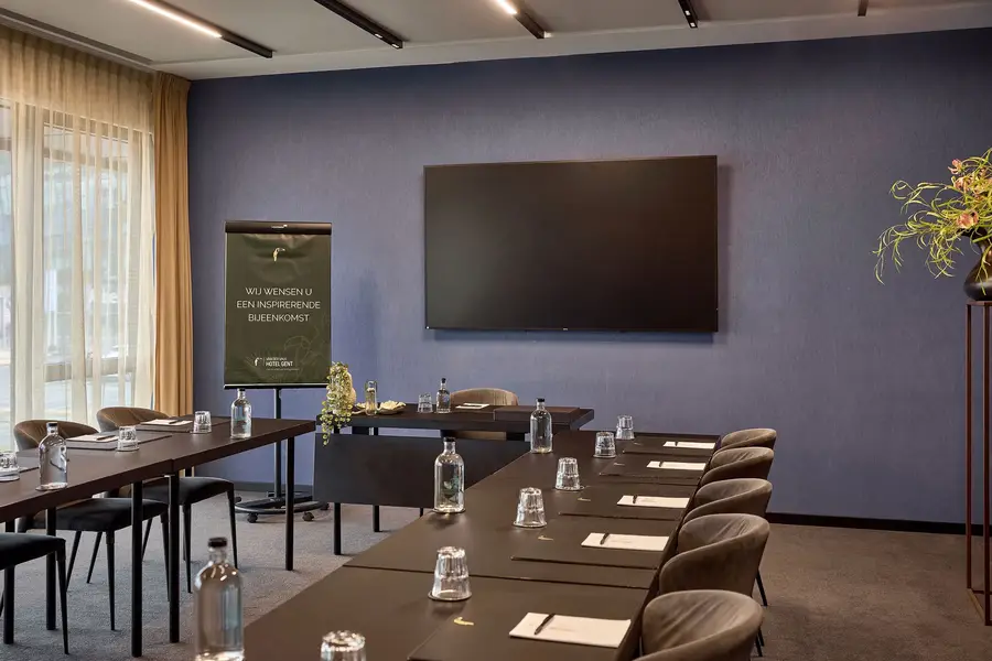 U-förmiger Besprechungsraum Coupure für Meetings und Schulungen in Gent