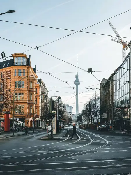 Berlin mit dem Fernsehturm im Hintergrund
