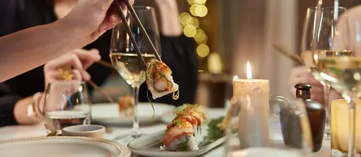 Oriental Christmas dinner at OZZO