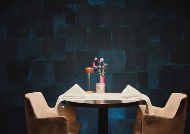 Tafel in het restaurant