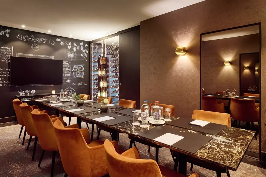 The Winery, ingedekt voor diner