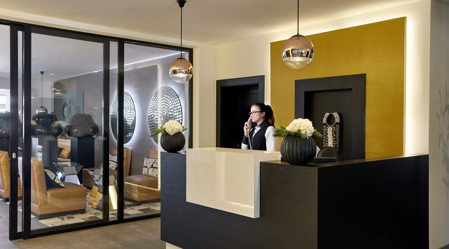 Rezeption im Hotel Drewitz