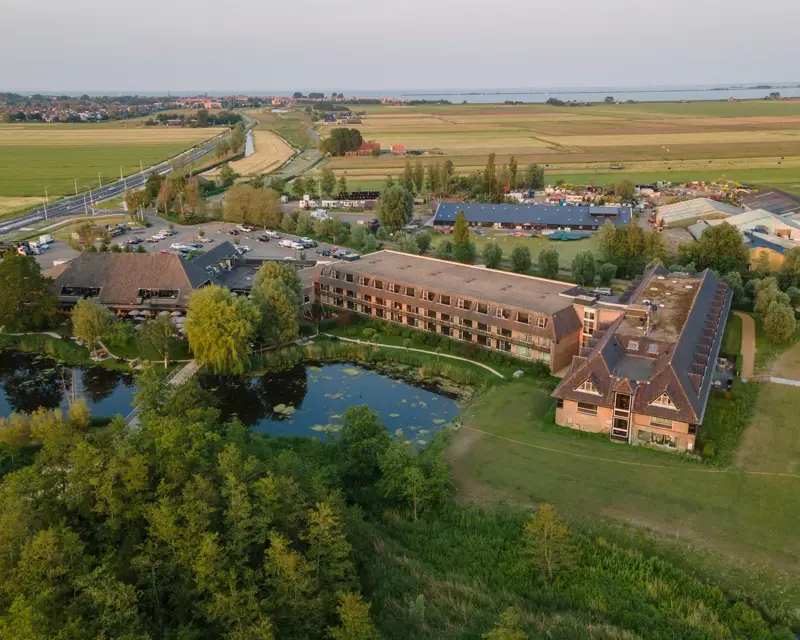 Top view of Van der Valk Hotel Volendam