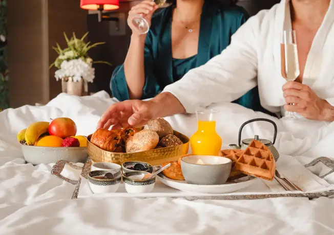 ontbijt op bed