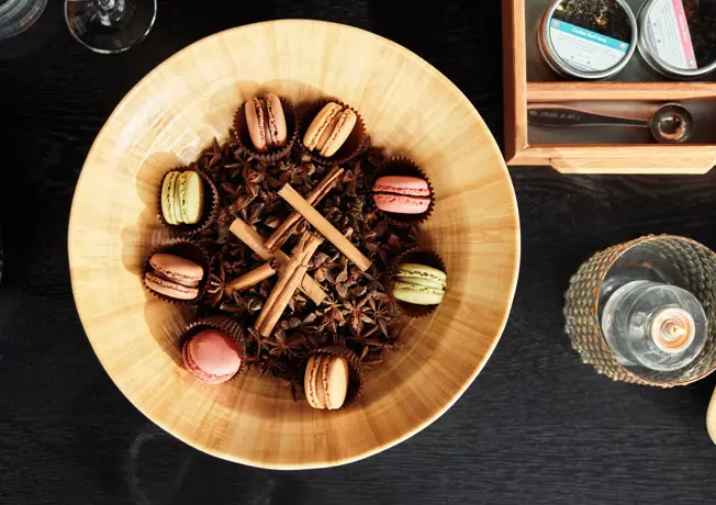 Chocolade en macarons