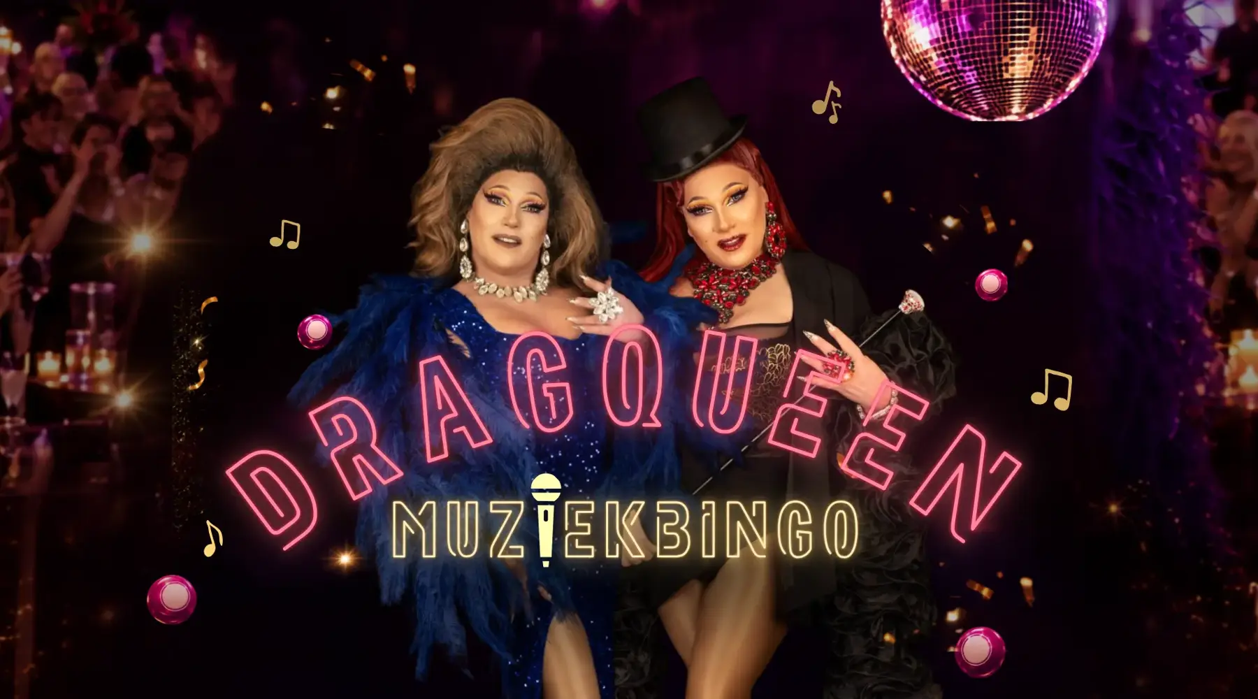 Drag Queen Musik Bingo Ausdruck