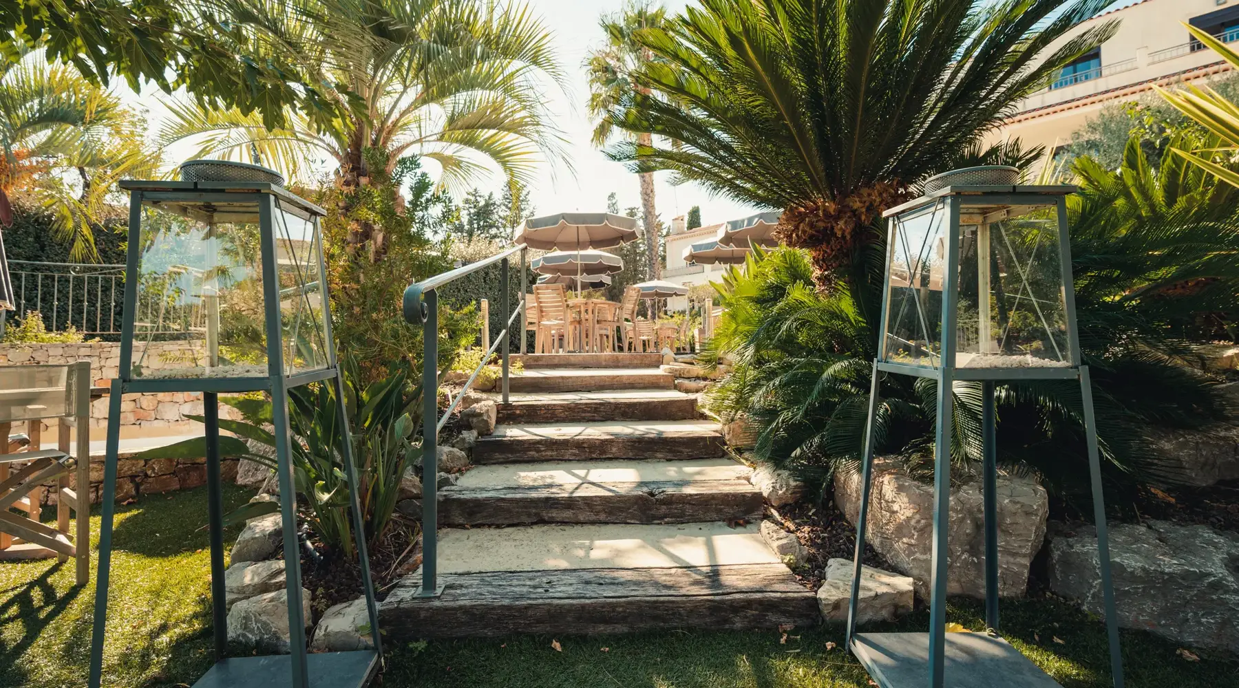 Jardin l'hôtel Le Catalogne