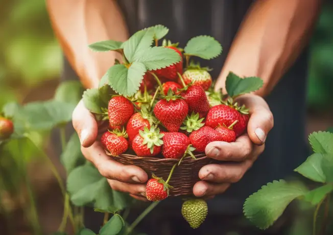 Aardbeienseizoen in Landhotel Spornitz
