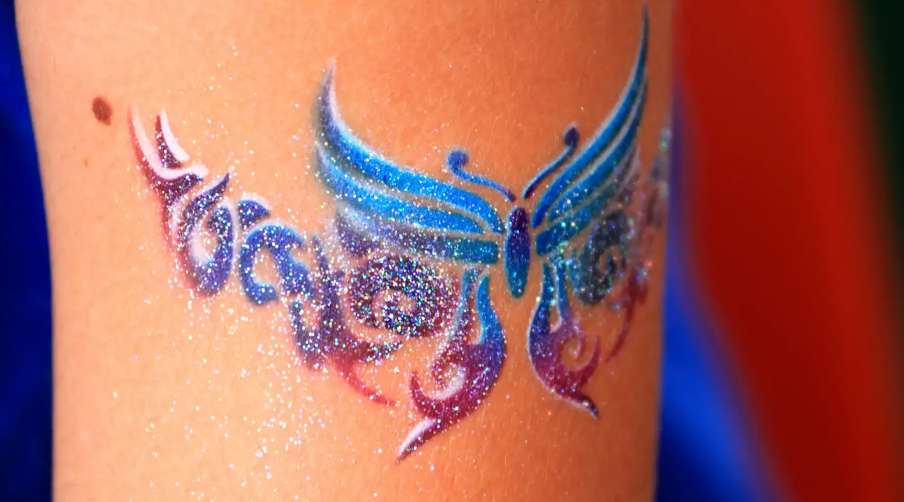 Glitter tattoos