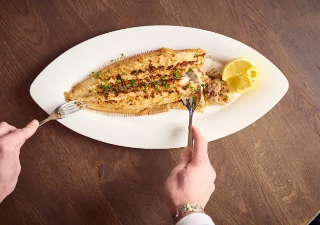 Foto eines Seezungenfisches