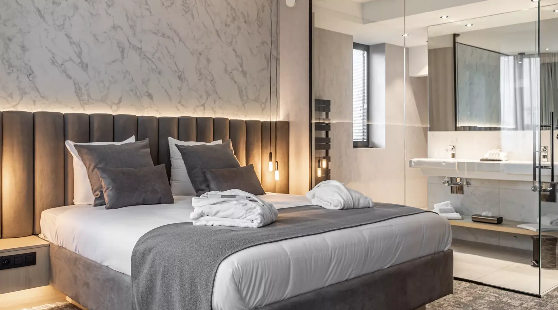 Zimmer im Hotel Mons