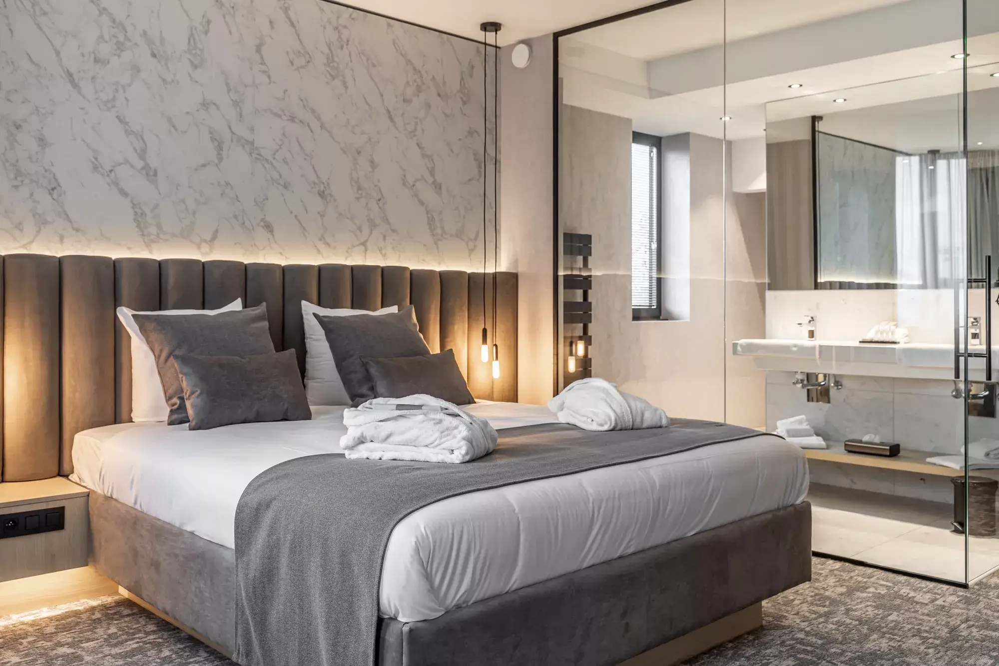 Zimmer im Hotel Mons