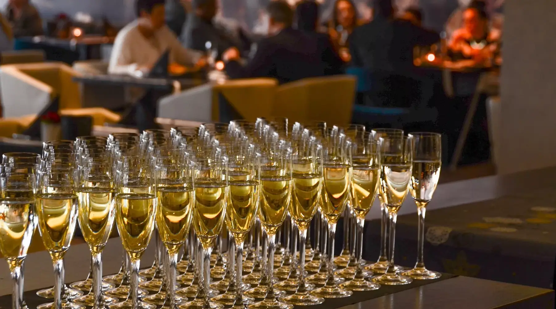 New Year’s drinks | Reception | Glasses | Champagne