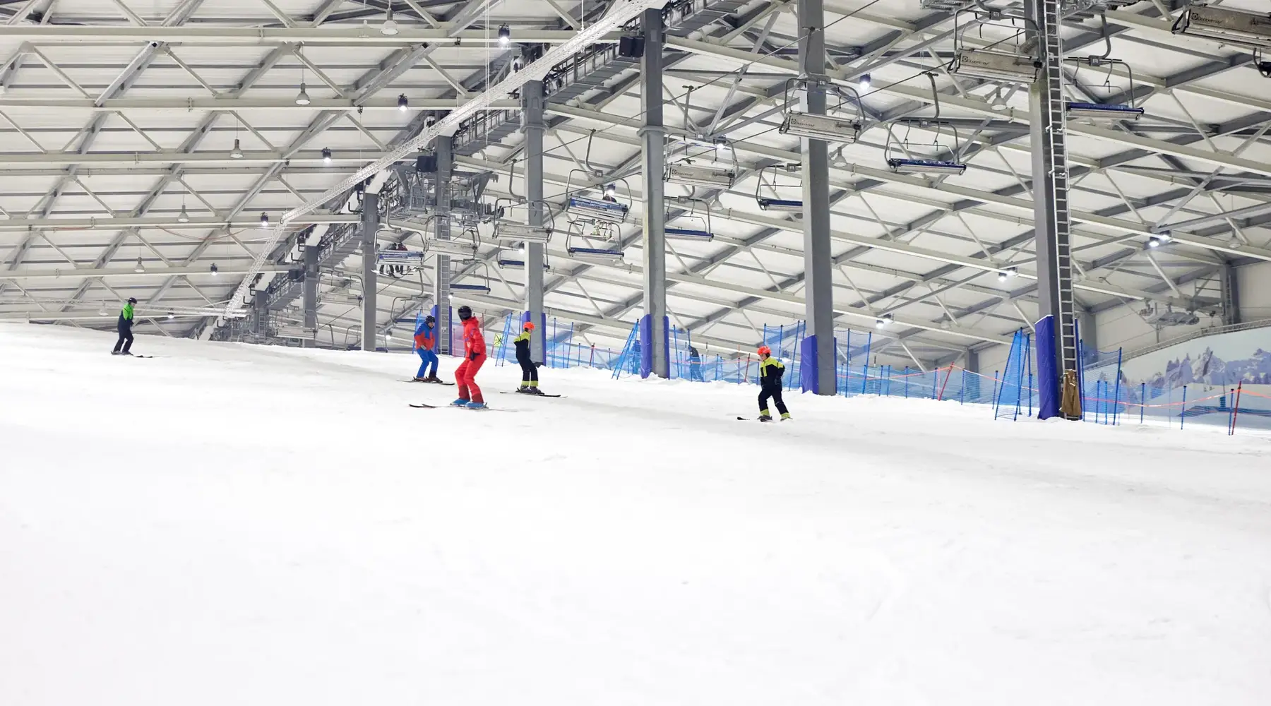 Indoor ski slope