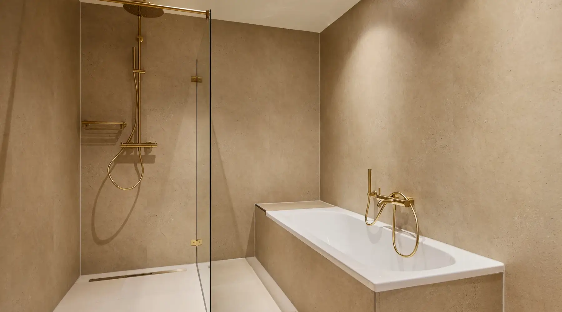 Ligbad en douche