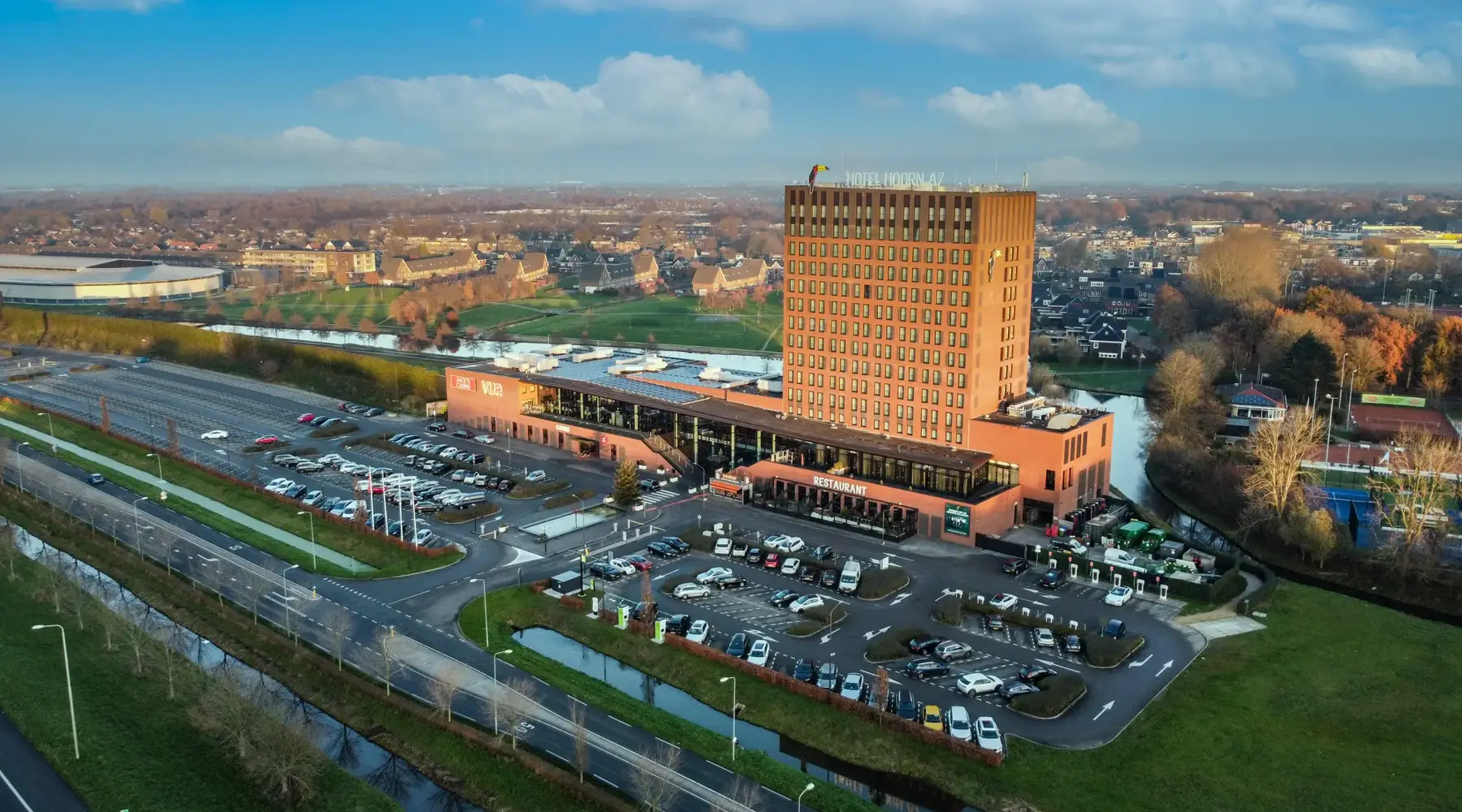 Hotel Hoorn from the sky