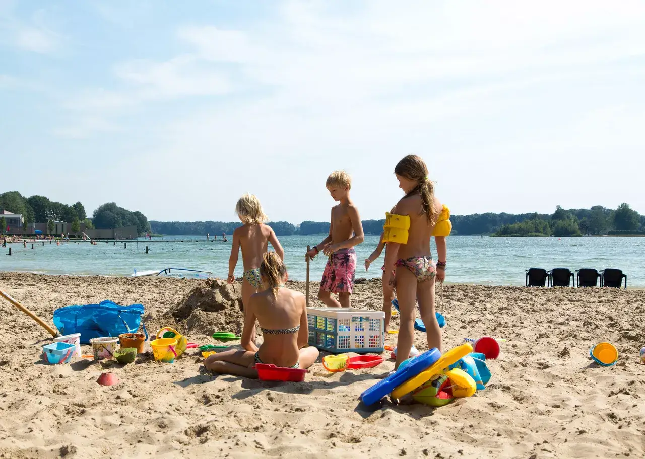 Recreational beach Maarsseveense Plassen