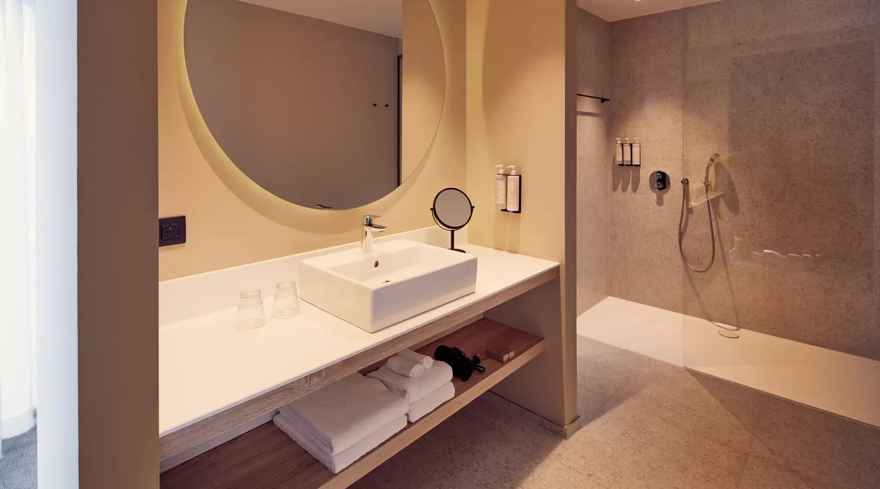 Salle de bains de l'hôtel Gand