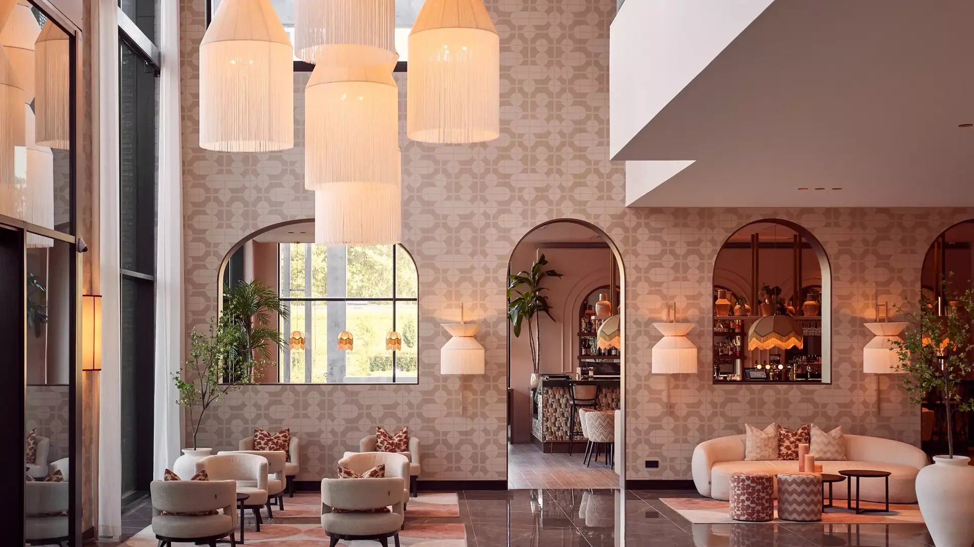 Lobby van Hotel Lelystad