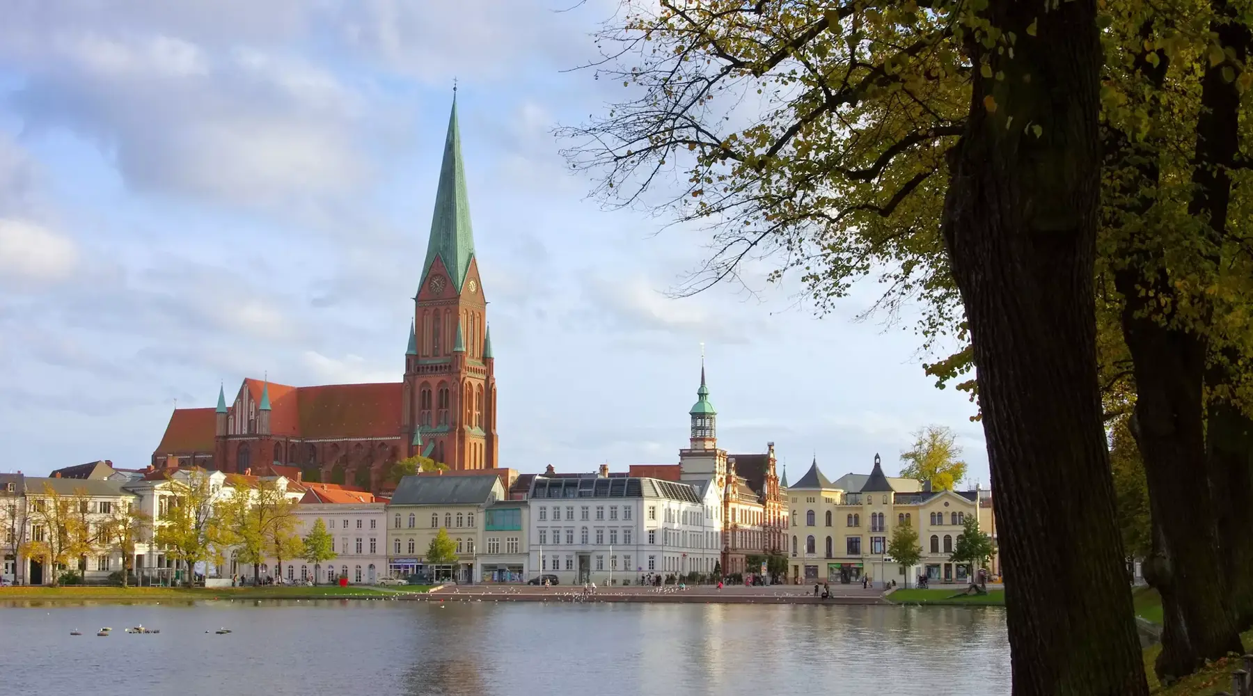 Schwerin kerk en gebouwen