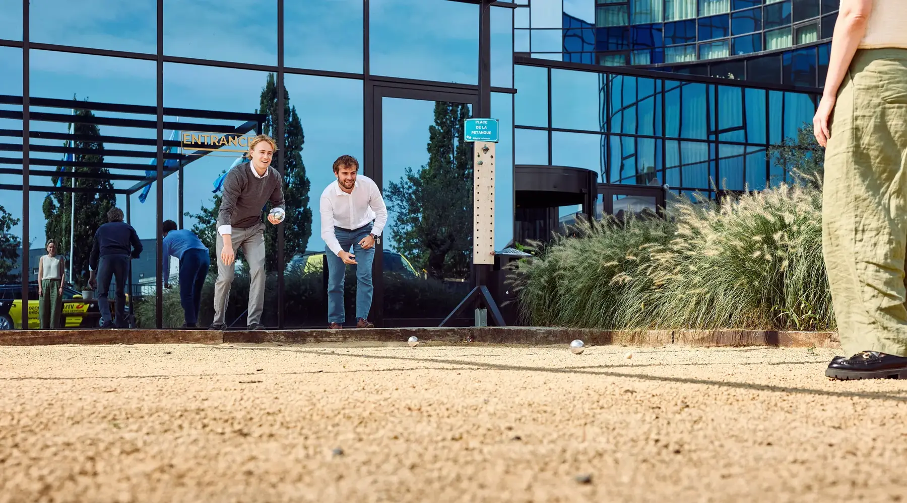 Petanque court