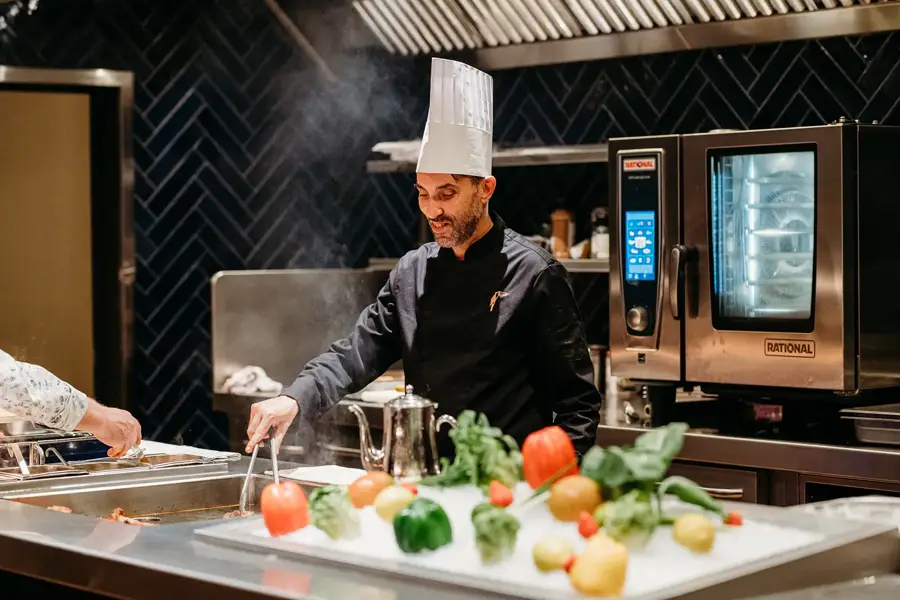 live cooking