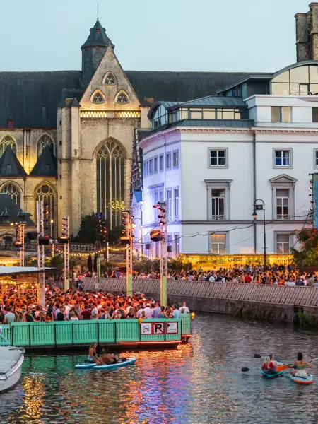 Gentse Feesten in centrum Gent 