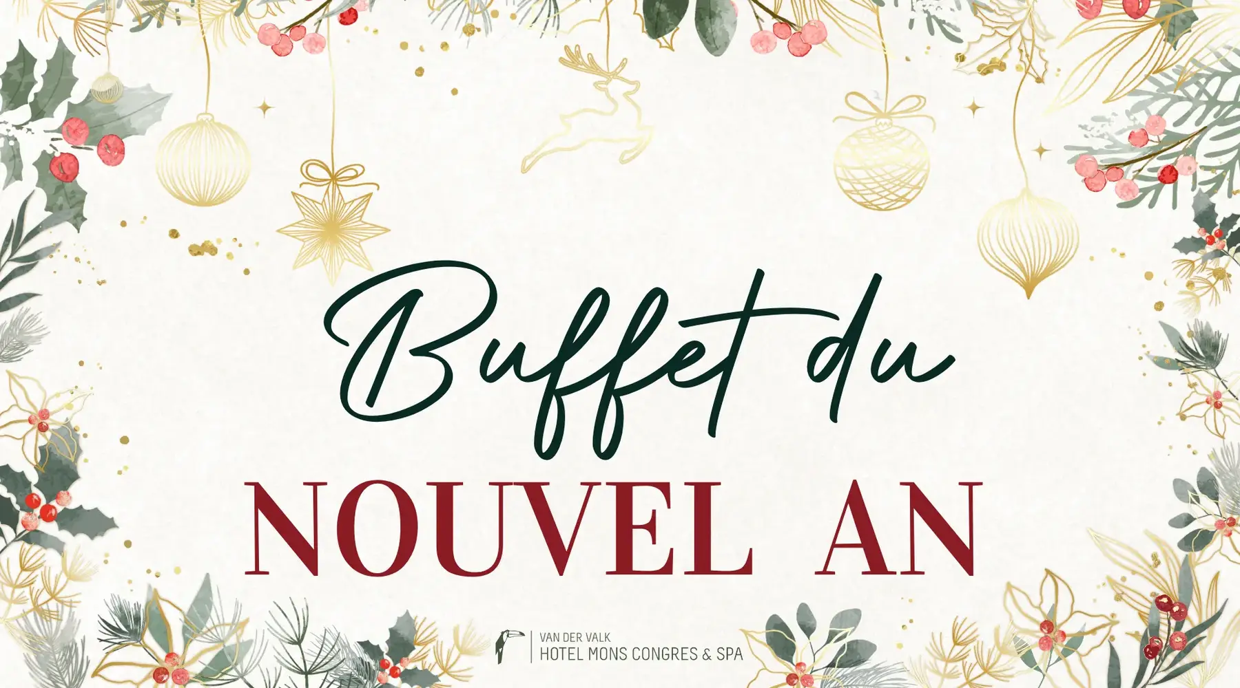 Nieuwjaar 2027 | Buffet & DJ | Van der Valk Mons