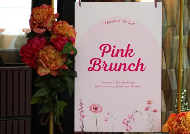 Pink brunch