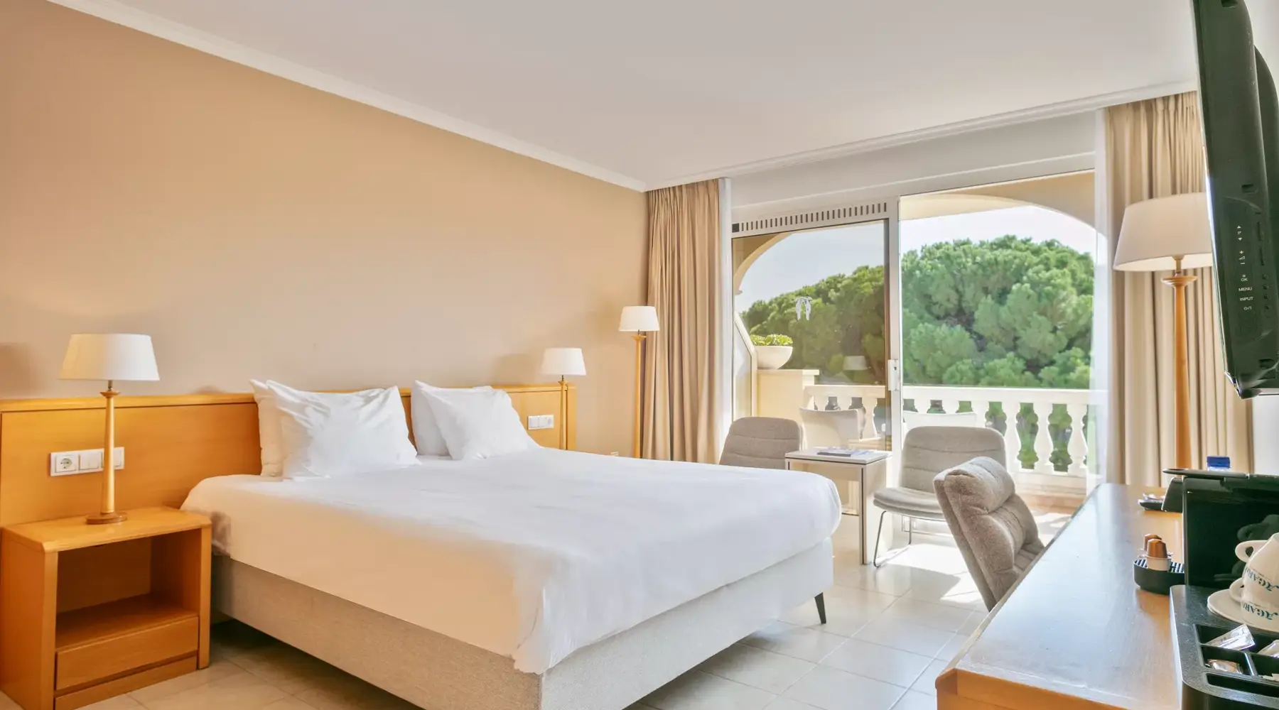 Room with balcony
