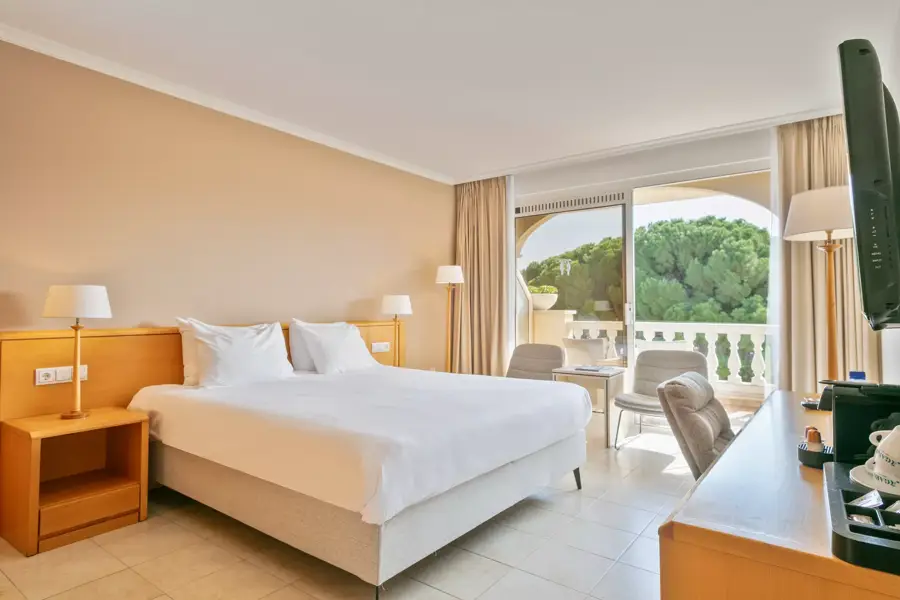 Room with balcony