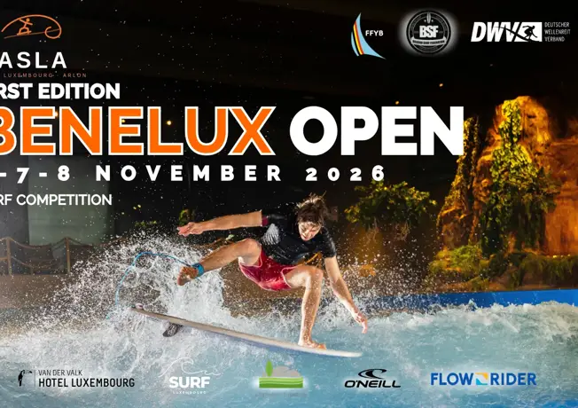 Benelux-first indoor surf competition