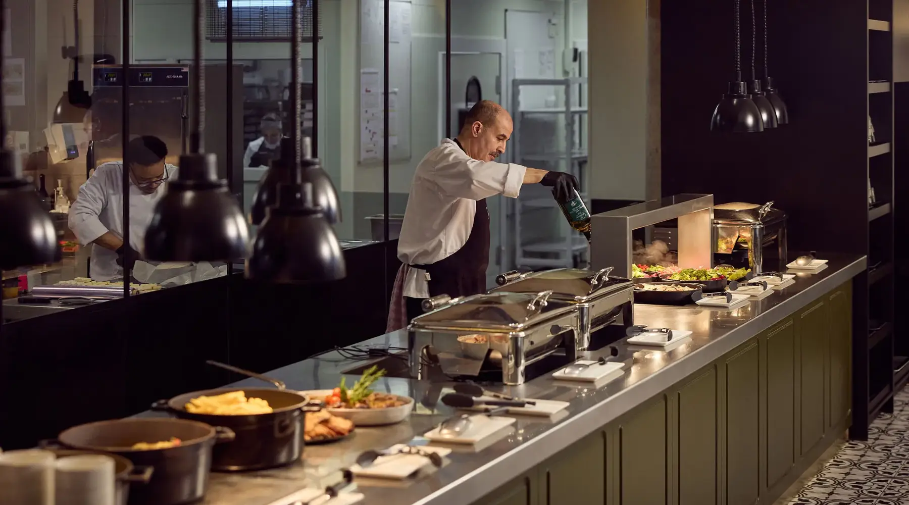 Live cooking buffet Hotel Gent