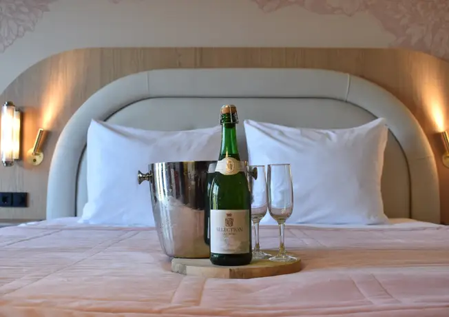 Bubbelwijn op de kamer