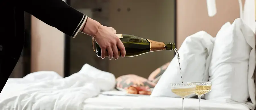Service en chambre à l'hôtel Ghent