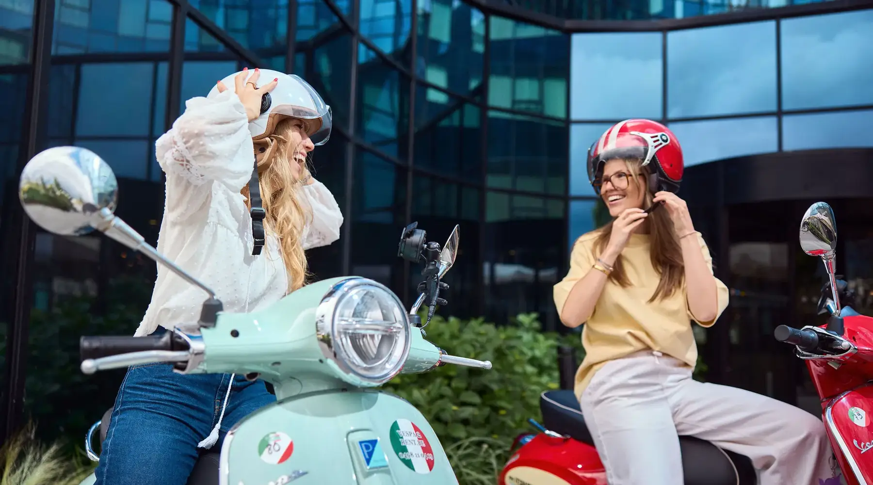 Huur vespa in Gent
