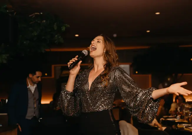 Singing lady