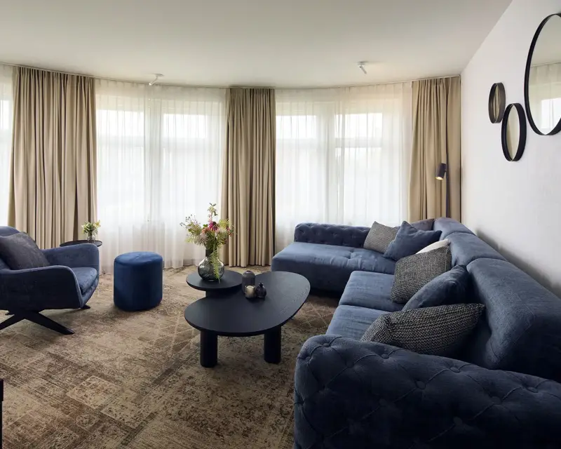 De zithoek van een Business Suite