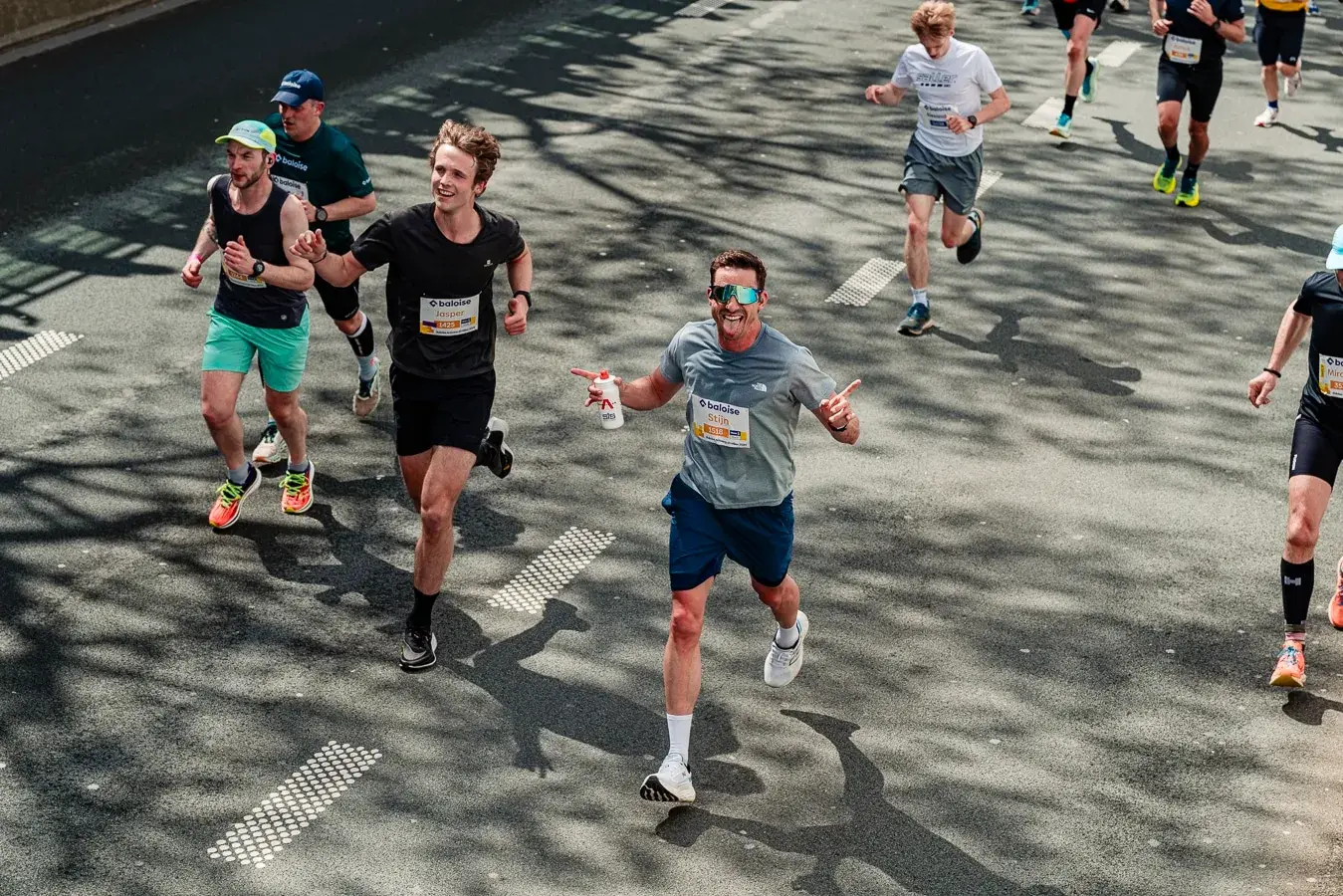 Läufer während einer Laufveranstaltung in Antwerpen