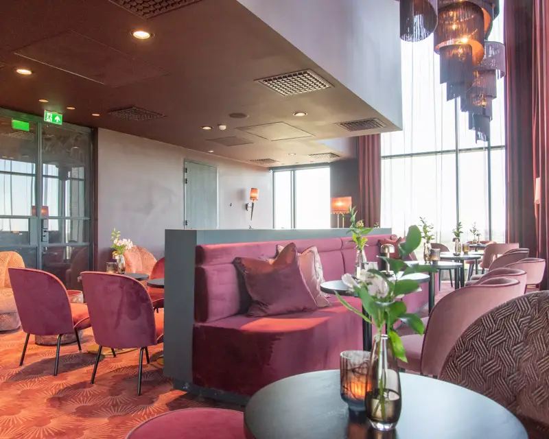 Innenraum des Restaurants Hotel Lelystad