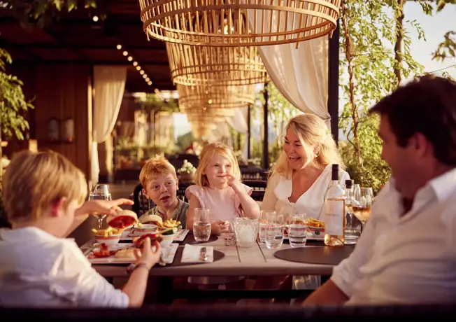 The family at the table