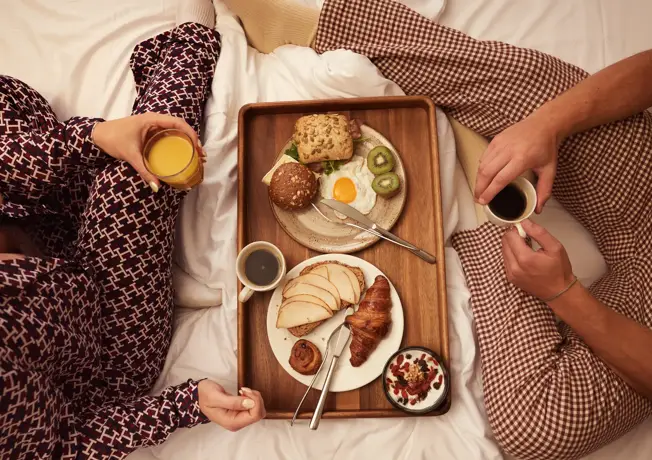 Breakfast in bed